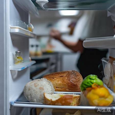 检查食物，该扔就扔