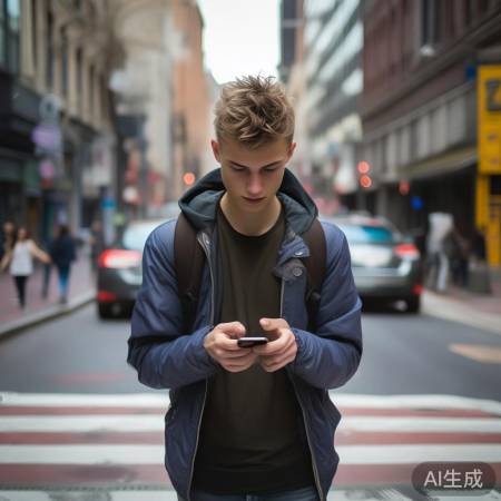 艾斐堡保险柜客服服务电话查询传授_过马路玩手机，安全意识不容忽视