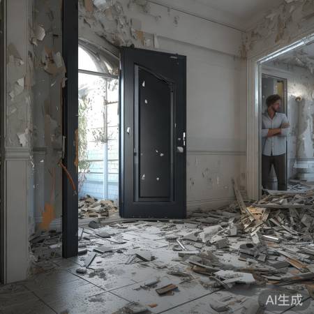 徽腾防盗门全市速修热线解释(34万装修变灵堂风，业主怒斥施工质量问题)