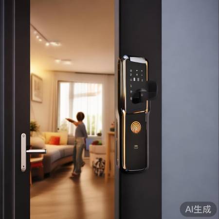 吾爱吾家指纹锁技服务热线教你☞春天指纹锁自动锁体：安全守护家的首选之选
