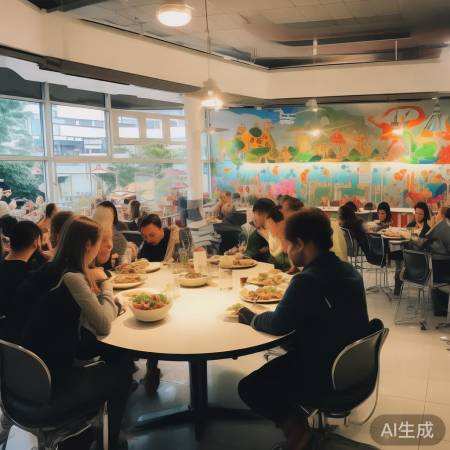 协力保险柜预约热线咨询分析：食堂奇观：员工站着用餐，揭秘办公新风尚