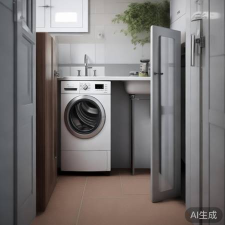 美诺(MIELE)洗衣机维修查询站阐释←浴室洗衣机放置技巧：安全又方便的选择
