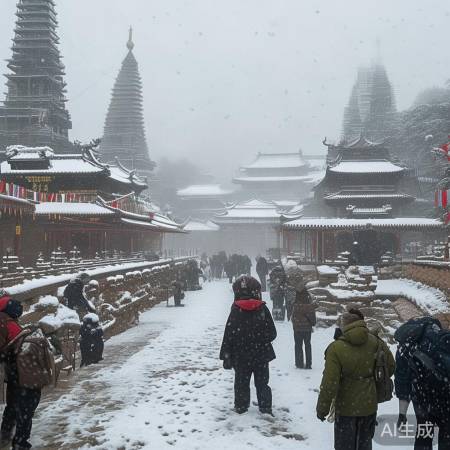 金兴空调全天400客服热线详述$五台山狂风大雪，驴友被困紧急救援！
